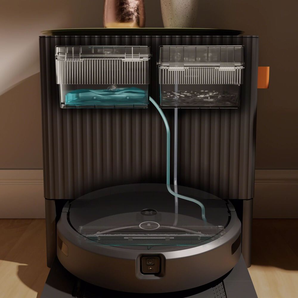 Maakt de dweil schoon. En zichzelf.